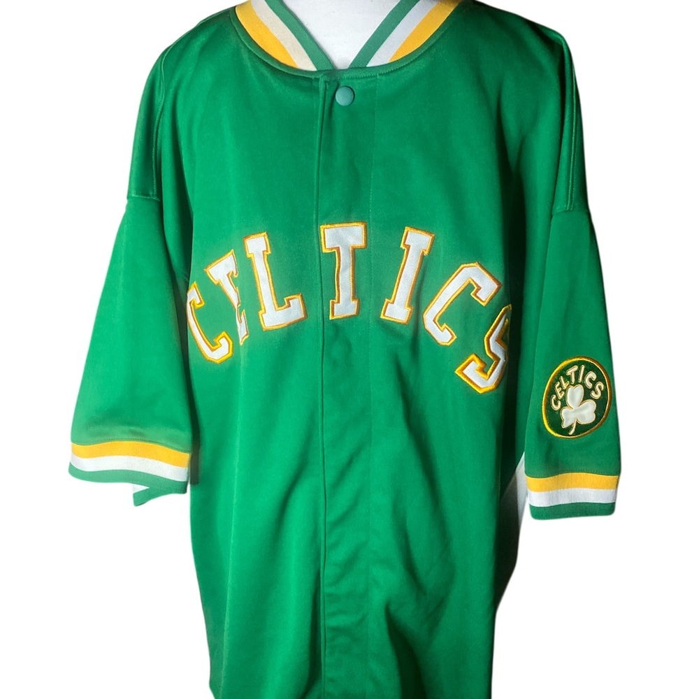 Boston Celtics warm-up jersey xxlarge